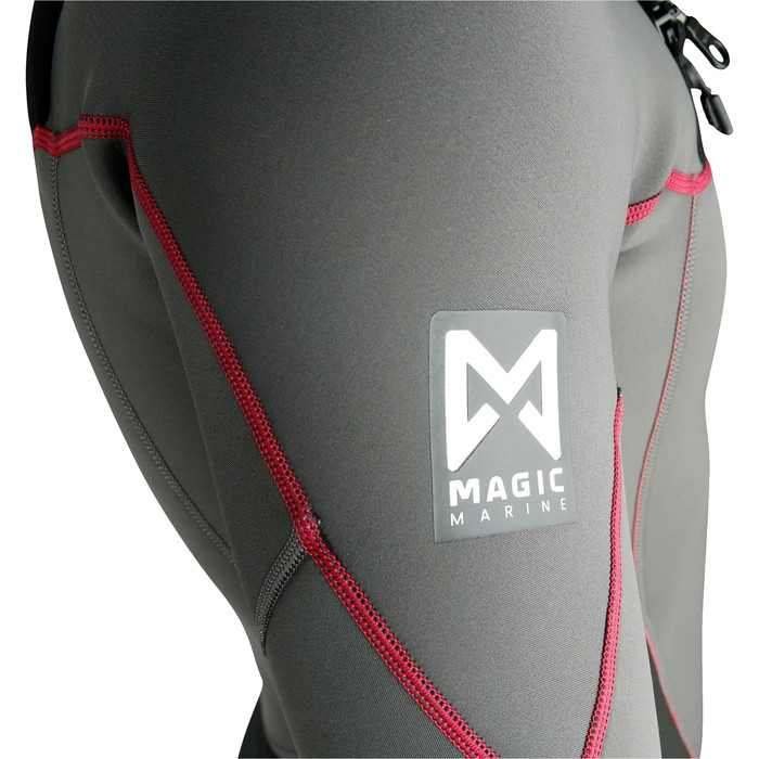 2022 Magic Marine Da Uomo Elite 4/3mm Gbs Front Zip Doppia Muta MM011003 - Black